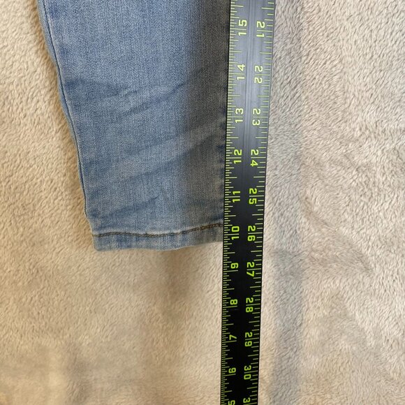 Judy Blue Womans Lincoln Mid‑Rise Pull‑On Skinny Jegging Size 9/29 Light Wash De - Picture 5 of 16